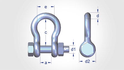 SCHACKEL RFR BOW NO 755 M16 - 1,5 T