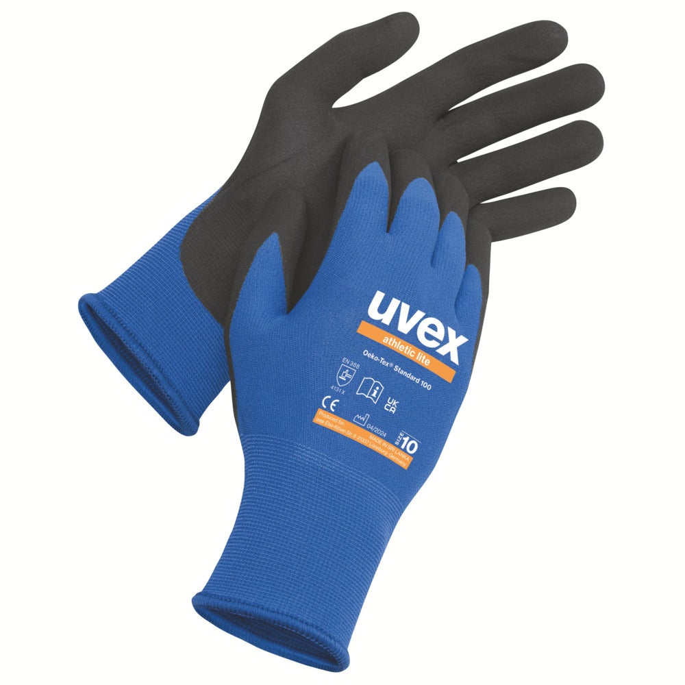 NITRILHANDSKE UVEX ATHLETIC STL.10