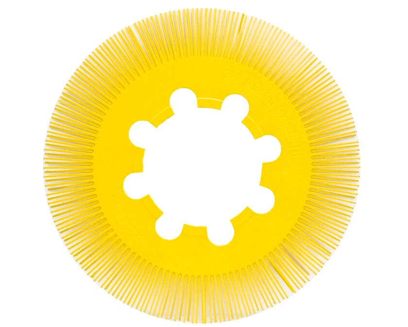 RADIALBORSTE GUL 200MM P80