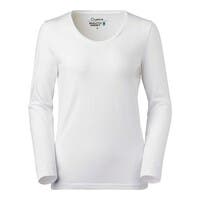 T-SHIRT LILY LDS RN LS VIT XS STORLEK