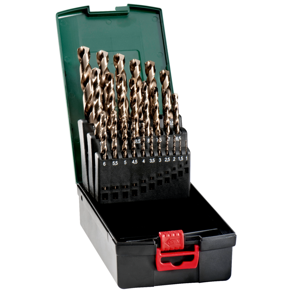 HSS-Co borrsats 25 delar i kassett – Metabo 627122000