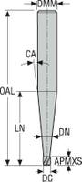 PINNFRÄS HM 905008-MEGA-T