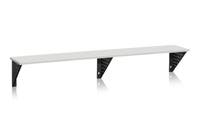 Sittbänk Vägghängd 2000 mm Lju sgrå Laminat