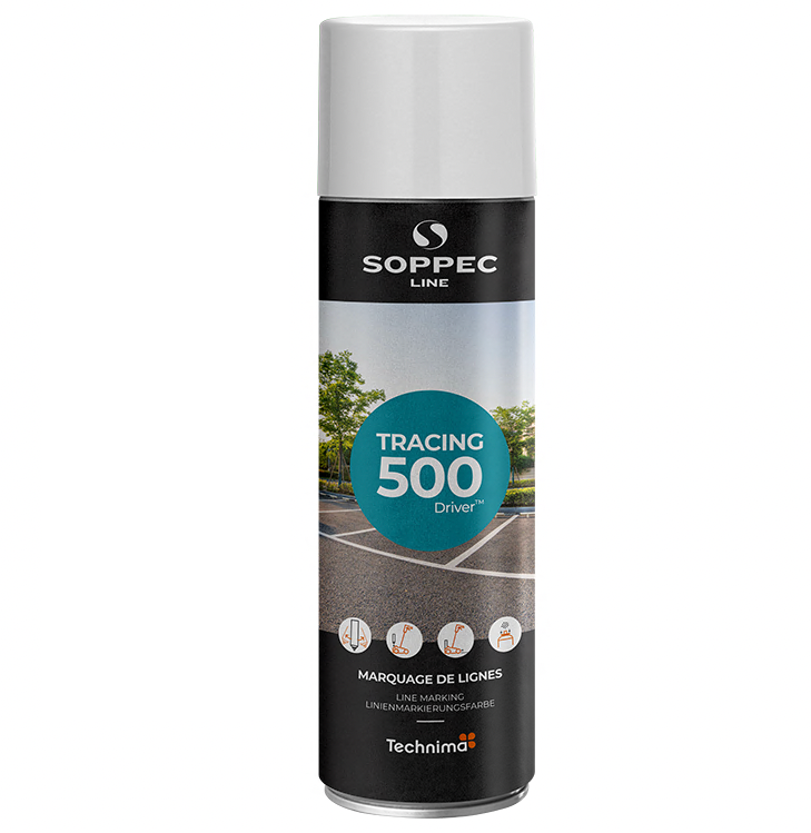 LINJEMARKERINGSFÄRG VIT 500ML SOPPEC TRACING