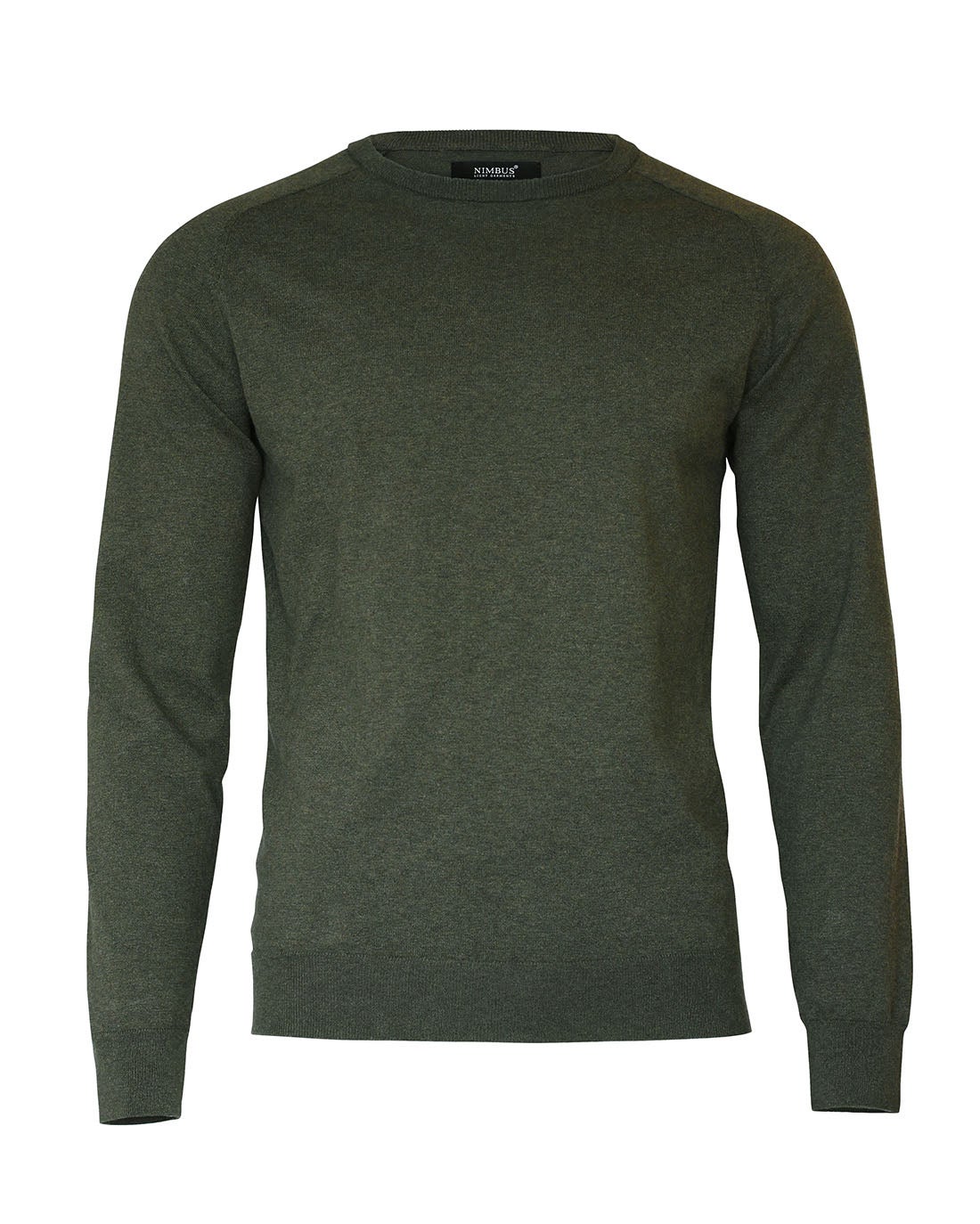 TRÖJA BRIGHTON O-NECK HERR M OLIV MELANGE