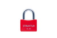 HÄNGLÅS STRUKTUR ALUMINIUM BLÅ 40 1 ST
