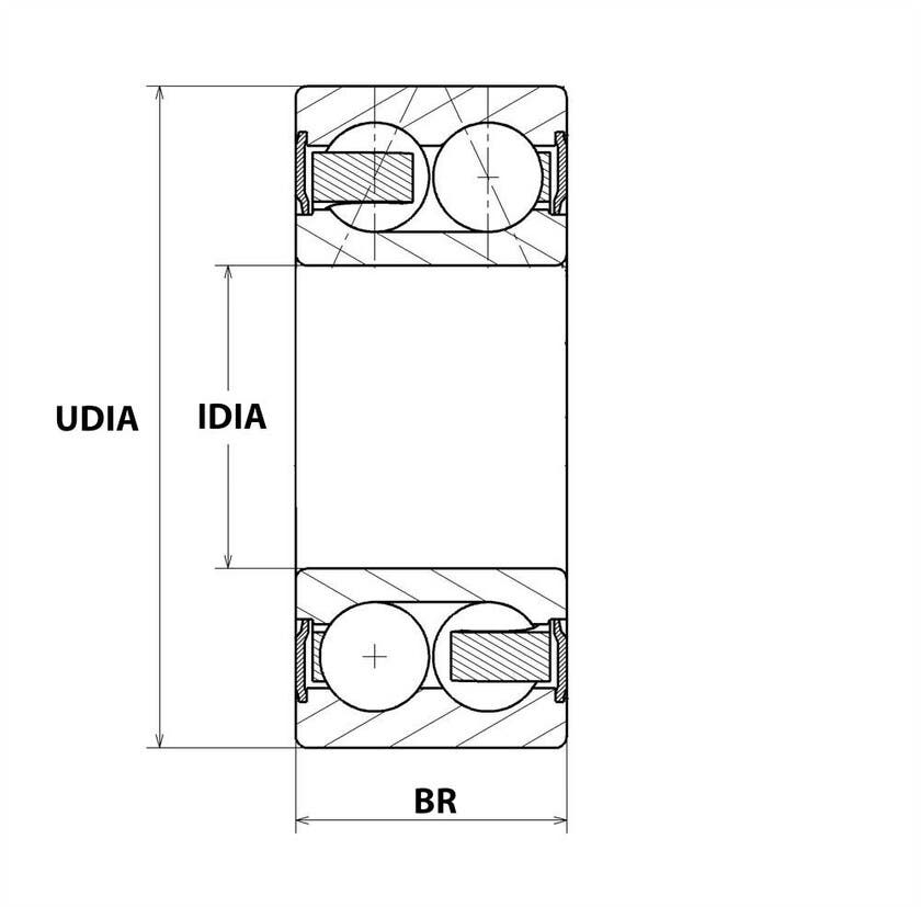 Vinkelkontaktkullager 5203