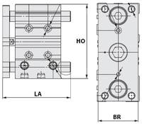 MGPM12-100Z COMPACT GUIDE CYLINDER