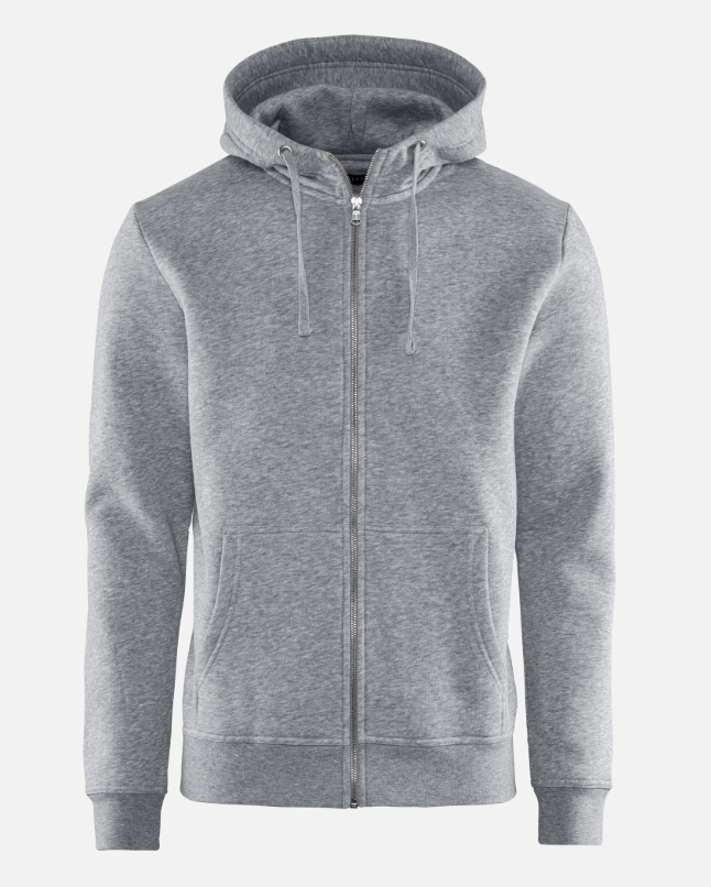 ALFIE ZIP HOOD GRÅ L