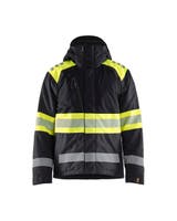 Vinterjacka Varsel Svart/Varse lgul M