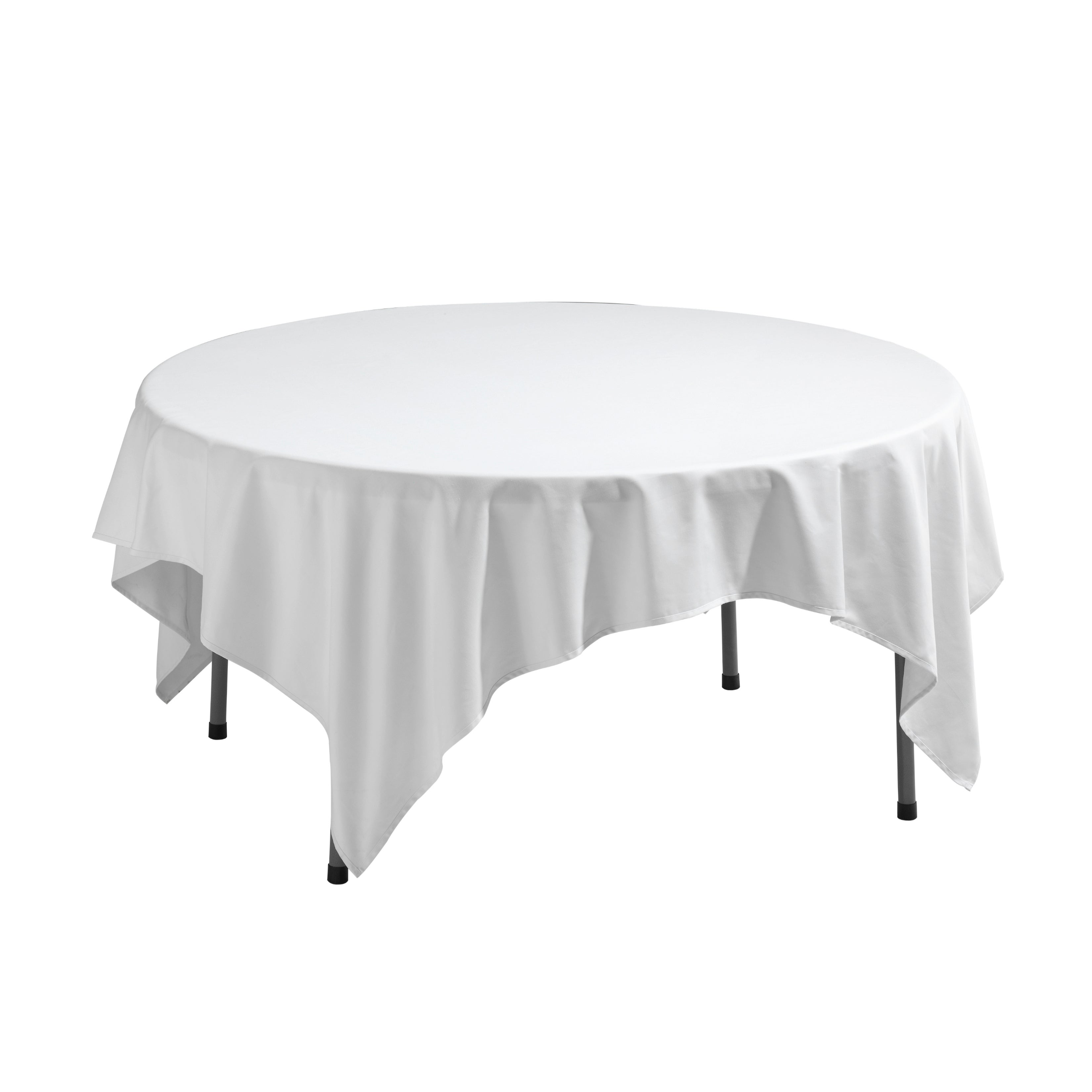 VIT DUK, 50% BOMULL / 50% POLY ESTER, 195X195CM