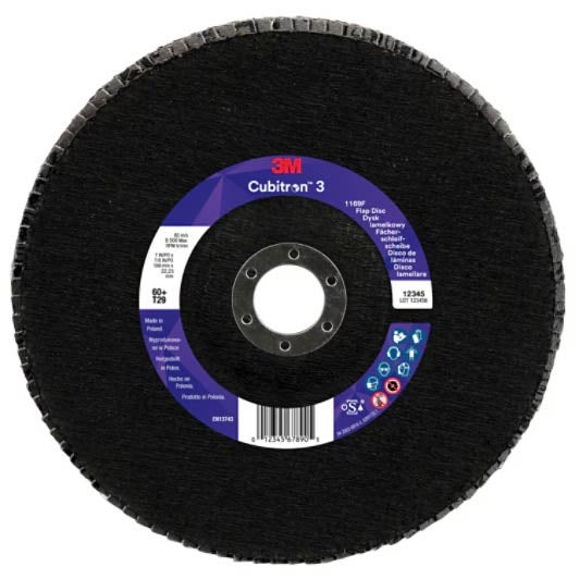 Cubitron 3 lamellrondell 1169F , 60+, T29-konisk, 180mm × 22