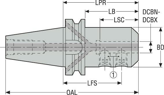 HÅLLARE BT50TFADB-EM50-130-L1