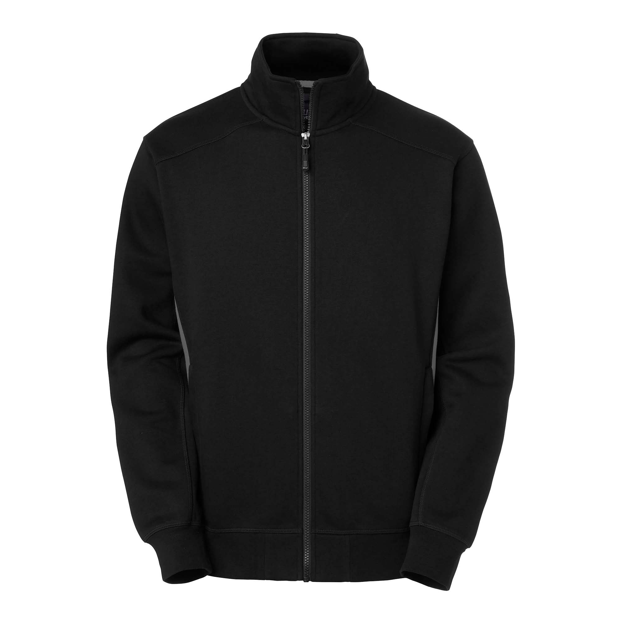 LINCOLN ZIP COLL SVART/GRÅ M