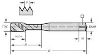 GÄNGTAPP HELICOIL EGM6 SPIRAL PARADUR XPERT P