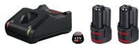 BATTERISET 12V 2X2AH M/GAL 12V -40