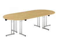 Konferensbord style small (2 kongress style bord + 2 ändskiv