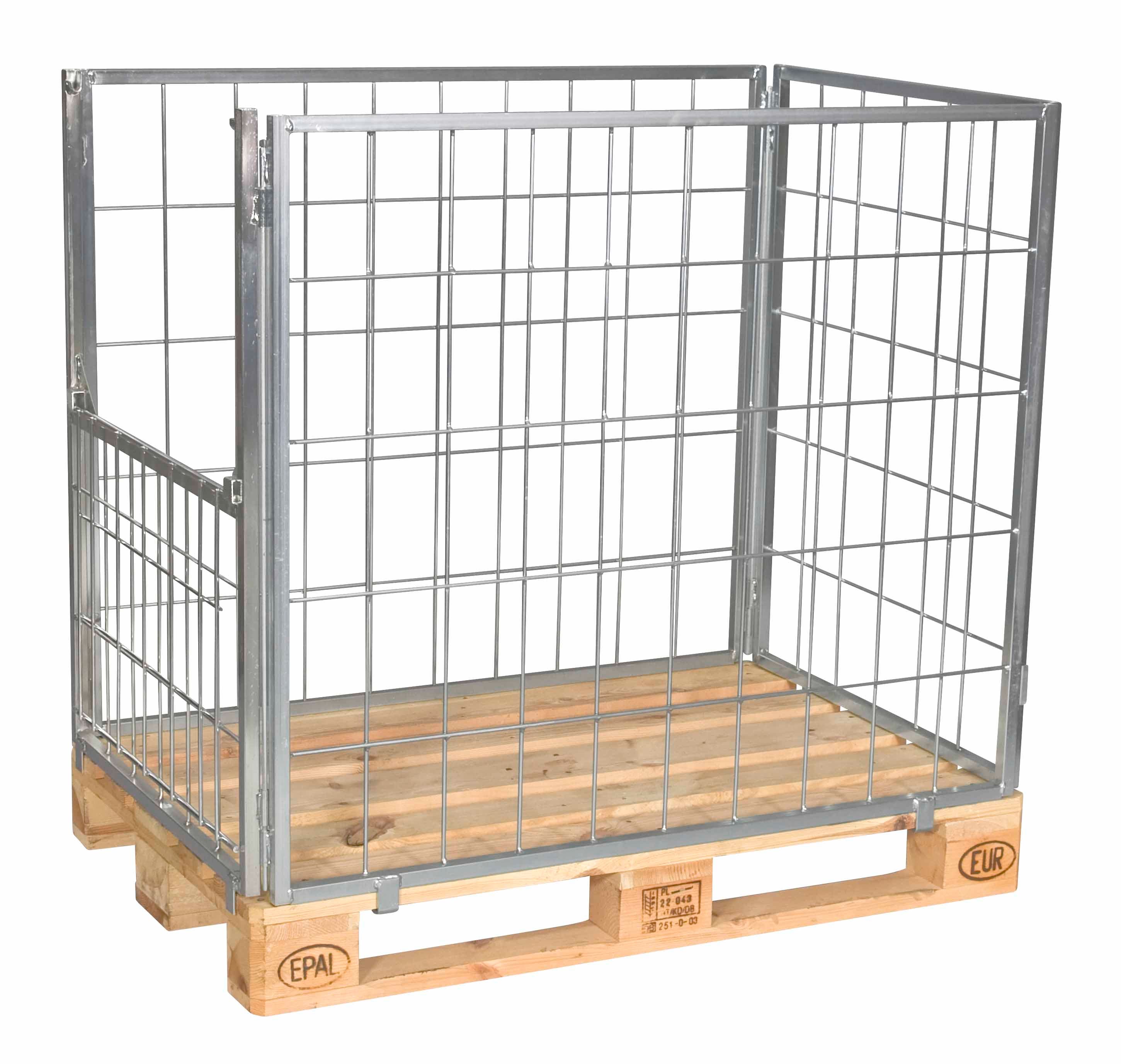 FLEXPALLRAM 1000 MM ELFÖRZINKAD