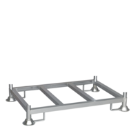 STÅLRÖRSPALL 150 mm ELFÖRZINKAD