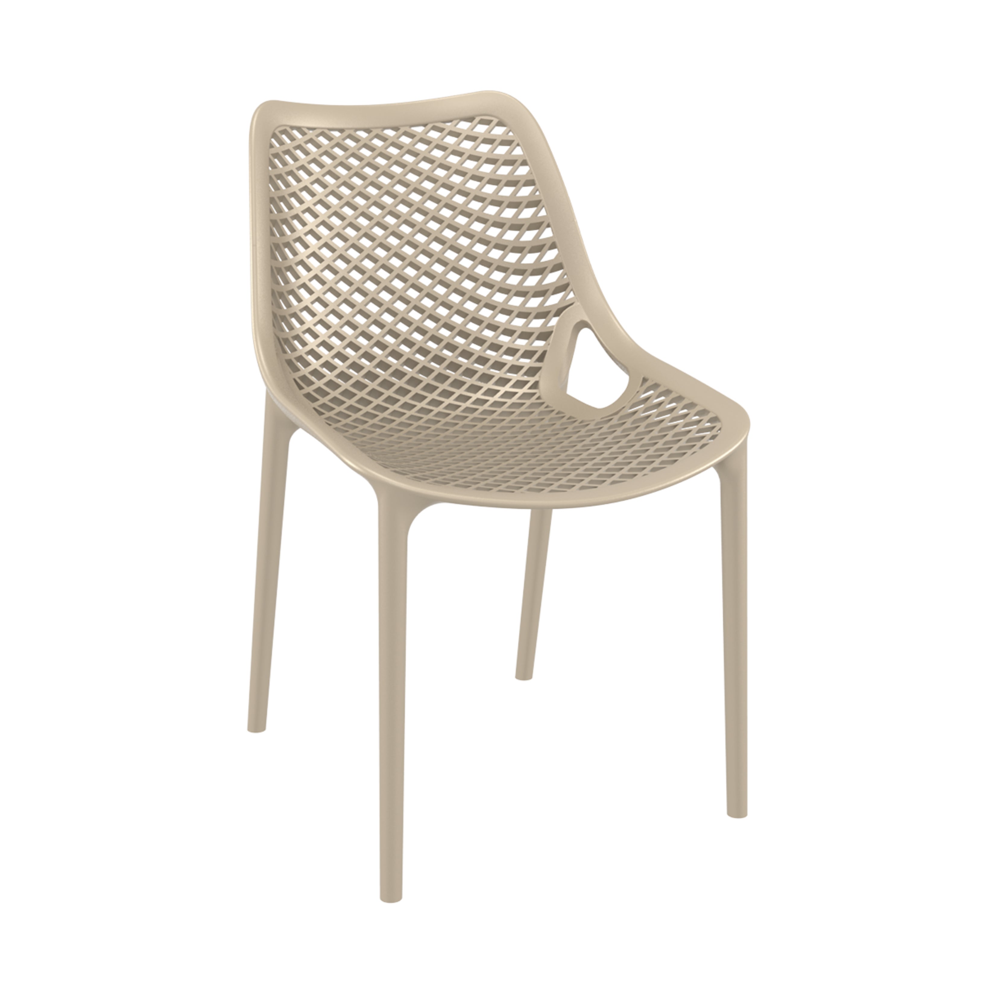 Air stapelbar stol, taupe
