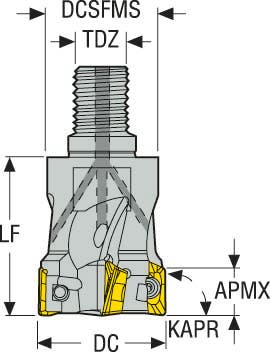 FRÄS R217.69-1020.RE-12-2NA