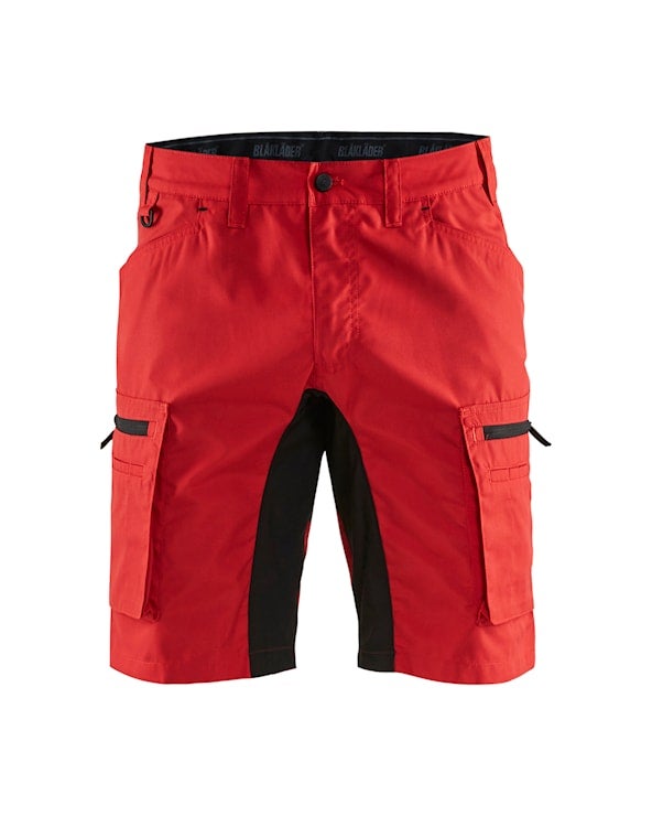 SHORTS 14491845 RÖD/SVART 48