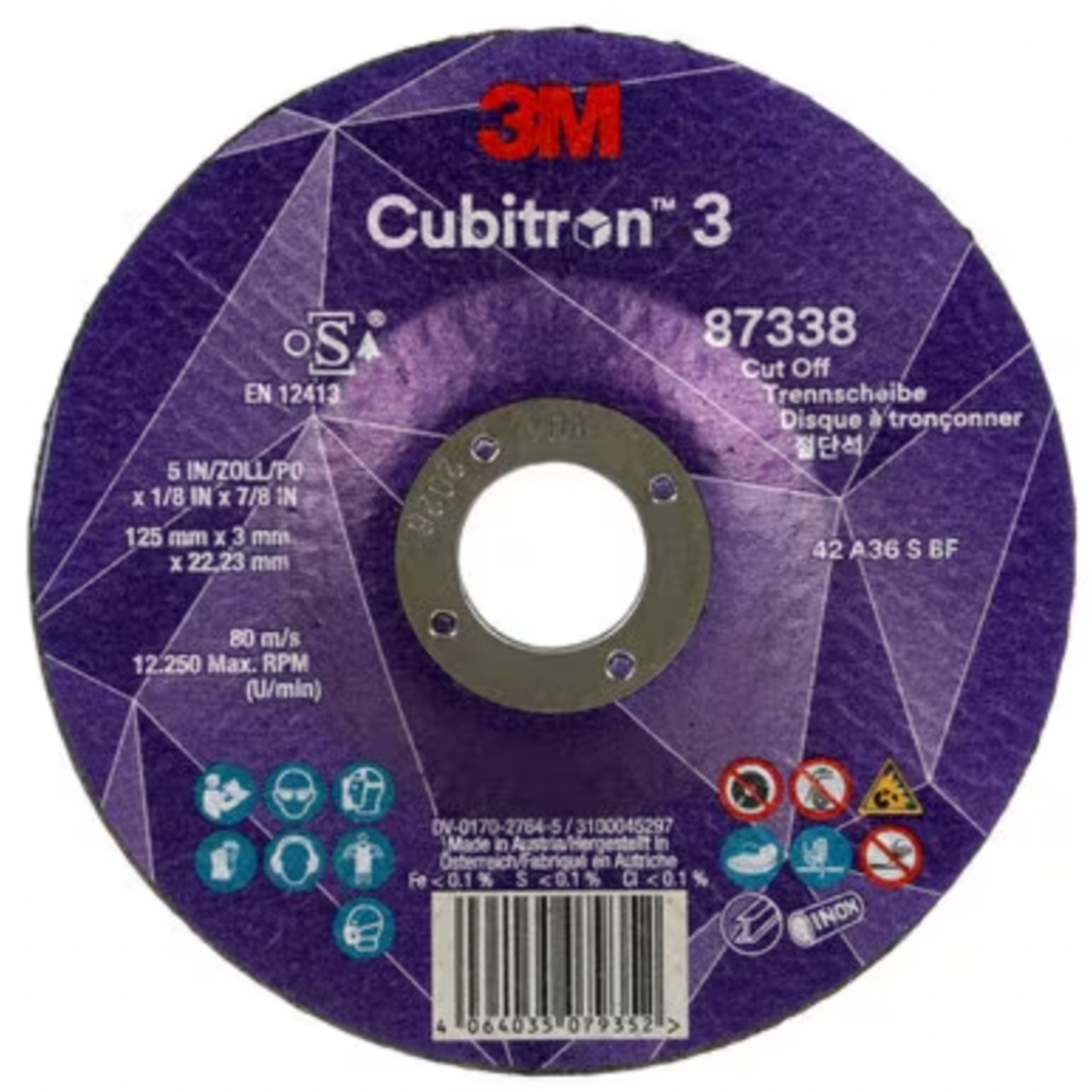 CUBITRON 3 CUT-OFF WHEEL, 8733 8