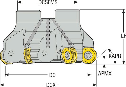 FRÄS R220.48-01.50-05-04SA