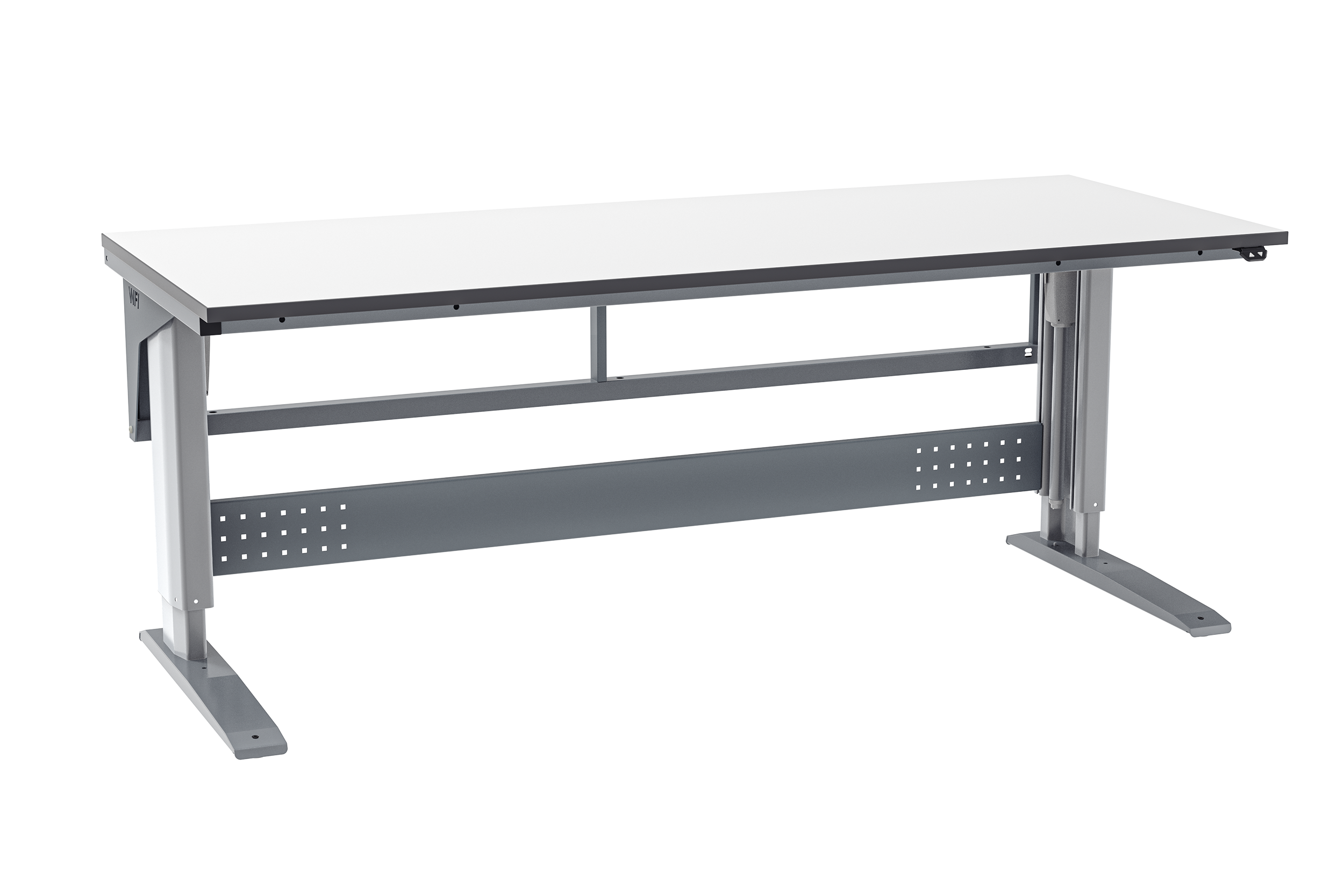 Arbetsbord W400 2000x800mm grå laminat