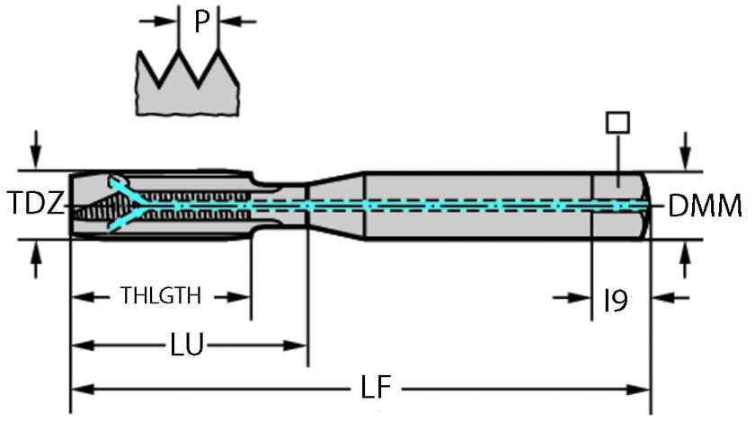 GÄNGTAPP EP2021342-M10 M 10-6HX 100/20/10/3