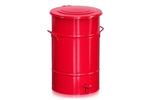 AVFALLSBEHÅLLARE 70 L INKL. FO TPEDAL RÖD