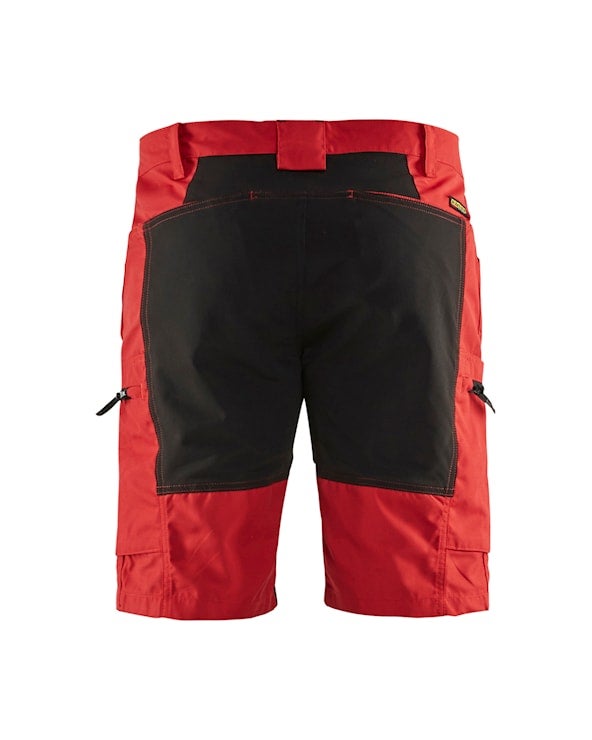 SHORTS 14491845 RÖD/SVART 48