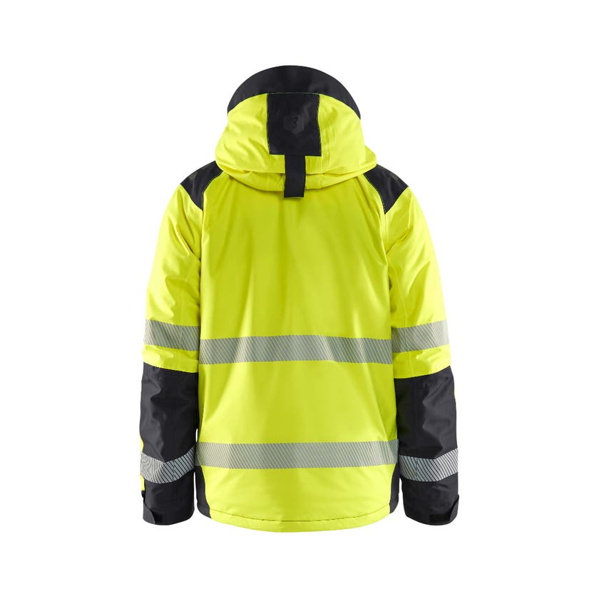 VINTERJACKA 44551987 VARSELGUL/SVART 6XL