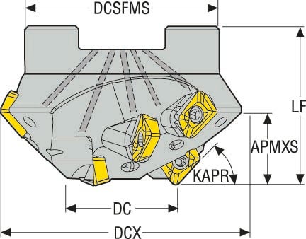 FRÄS R220.49-01.38-31-XO12-75. 3A