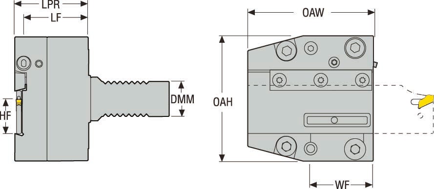 Hållare L150.10-G-VDI40-25JETI