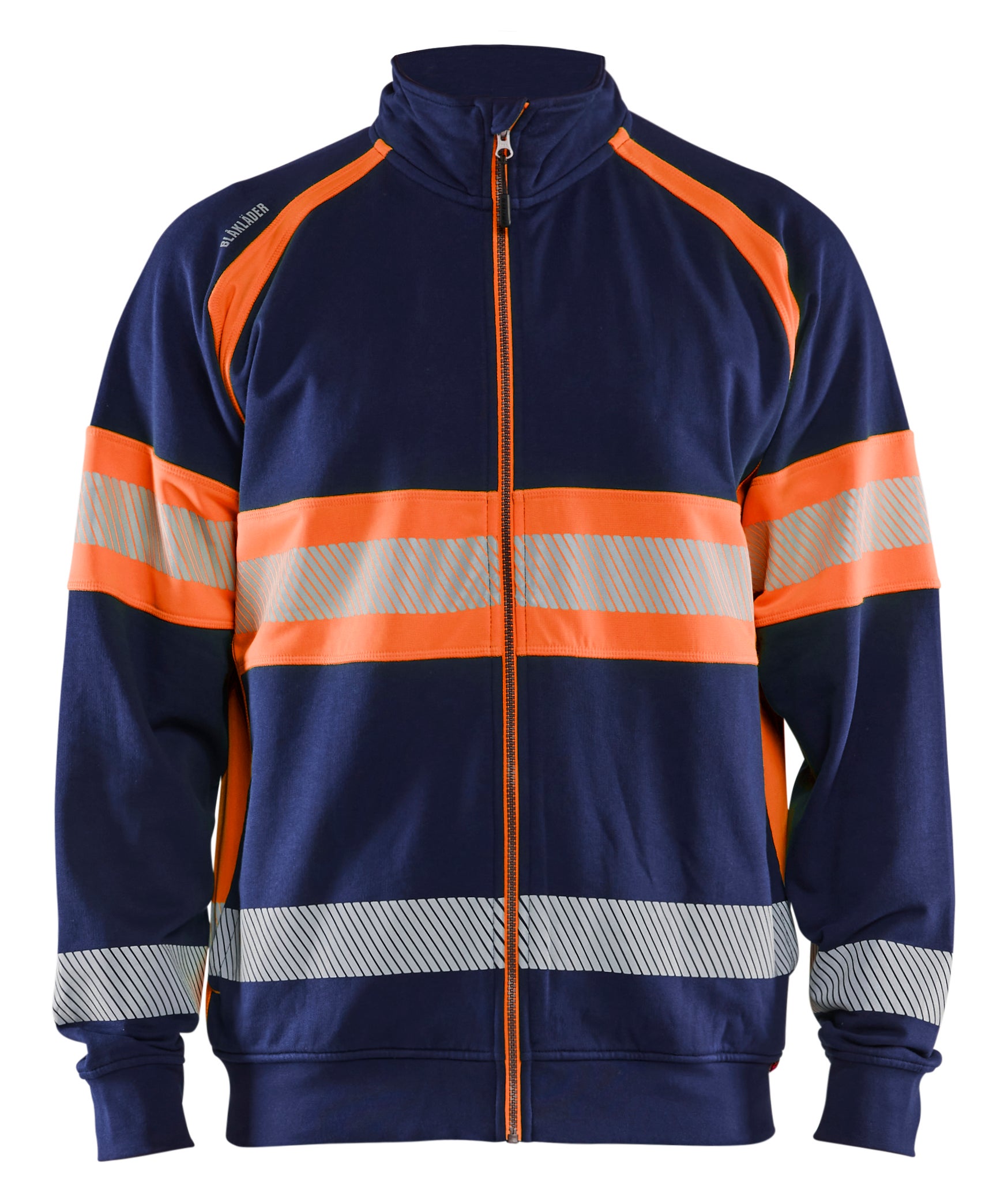 VARSELTRÖJA MARINBLÅ/VARSELORANGE M