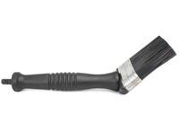 Flow through brush,wide angled