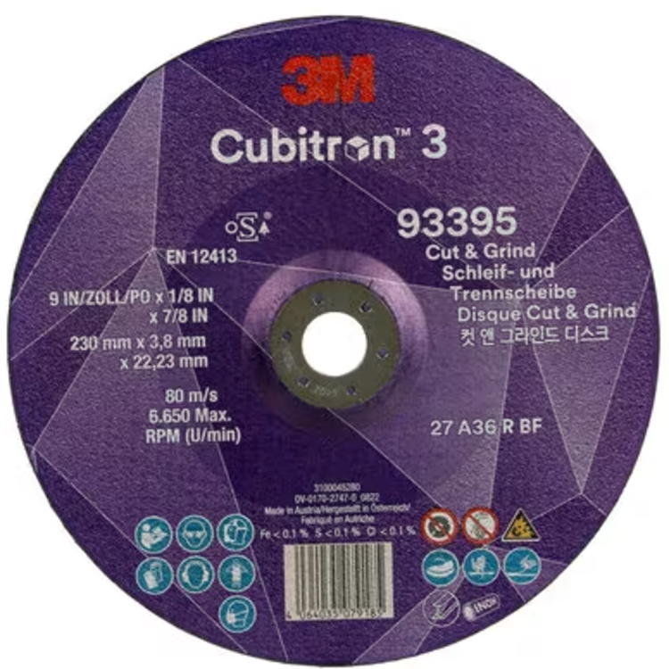 KAPSKIVA CUBITRON 3  , 93395, 36+, T27, 230 MM X 3.