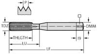 GÄNGTAPP TC420-M6-C6-WW60BA Thread Formers, HSS-E, Supreme