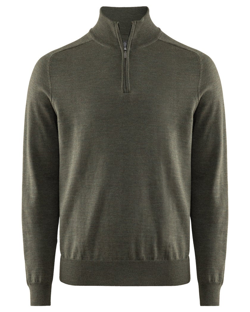 WILTON MERINO HALFZIP GREEN ME L XXL