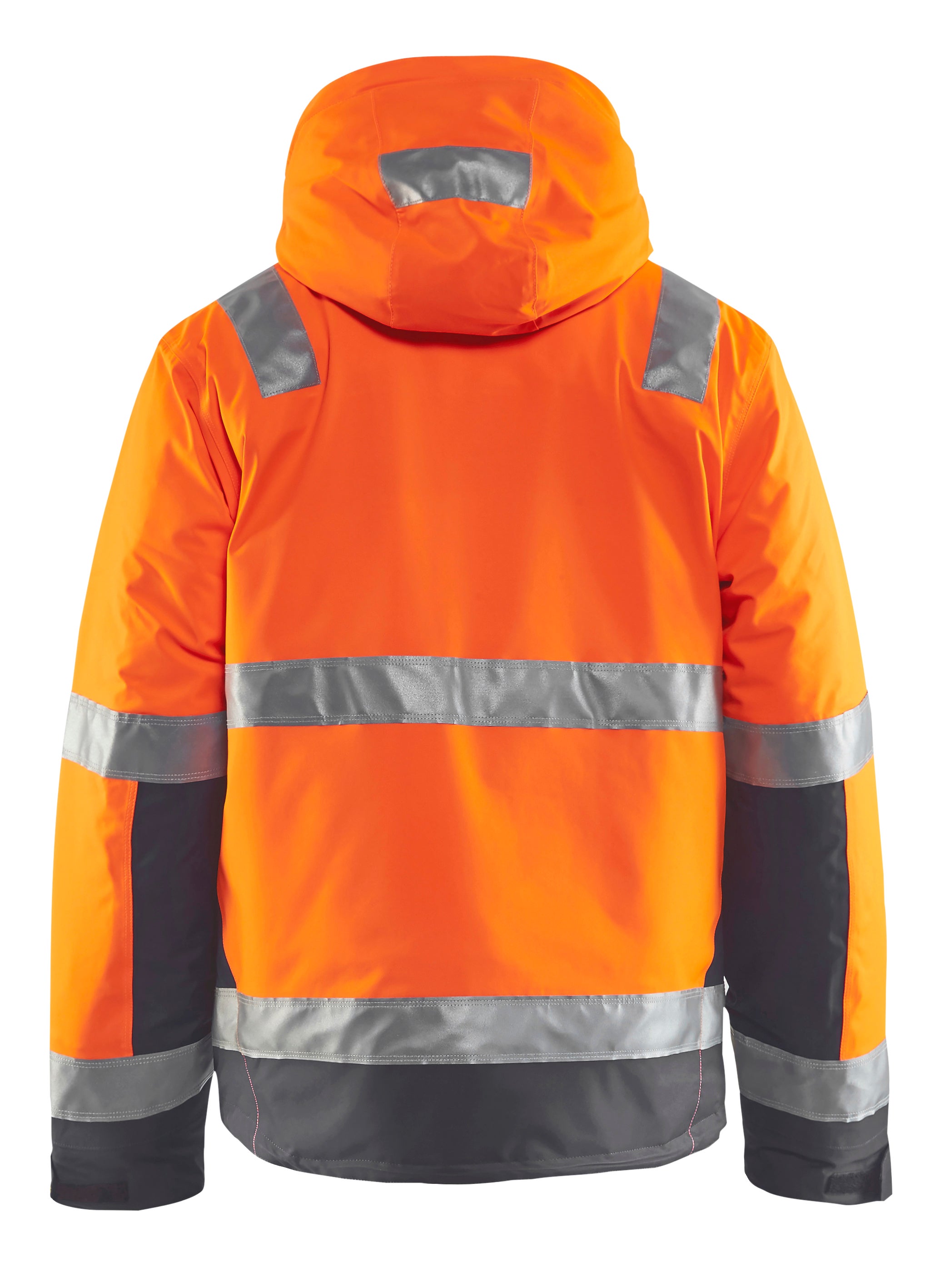 JACKA 48701987 ORANGE/GRÅ 3XL