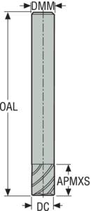 PINNFRÄS HM J28 6MM 28060