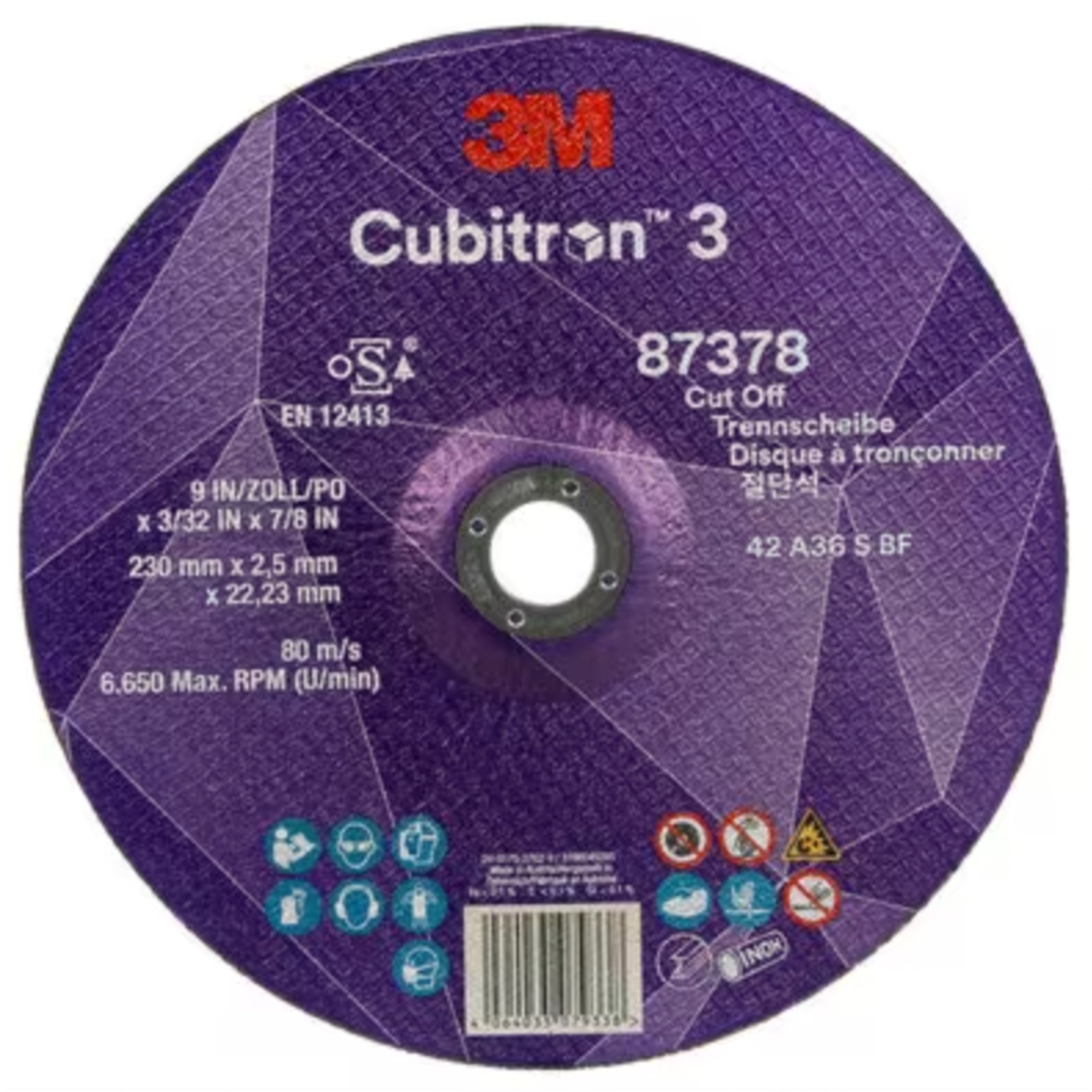CUBITRON 3 CUT-OFF WHEEL, 8737 8