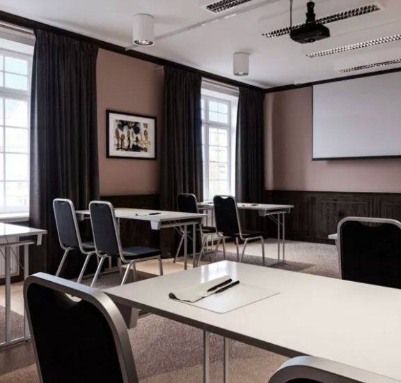 Kongress Style, 140x60cm, vit skiva, vitt stativ