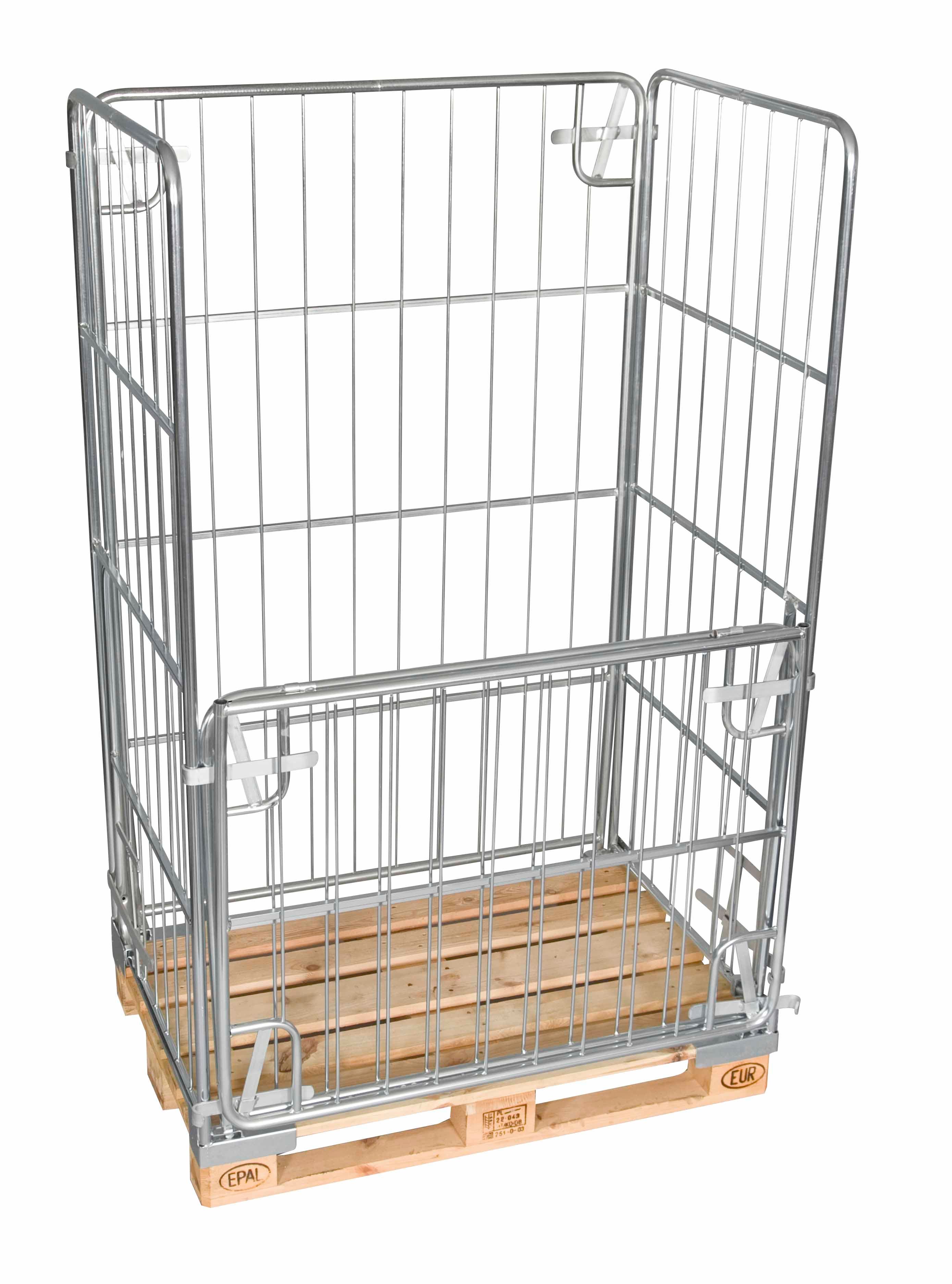 PALLCONTAINER 1800 MM ELFÖRZINKAD