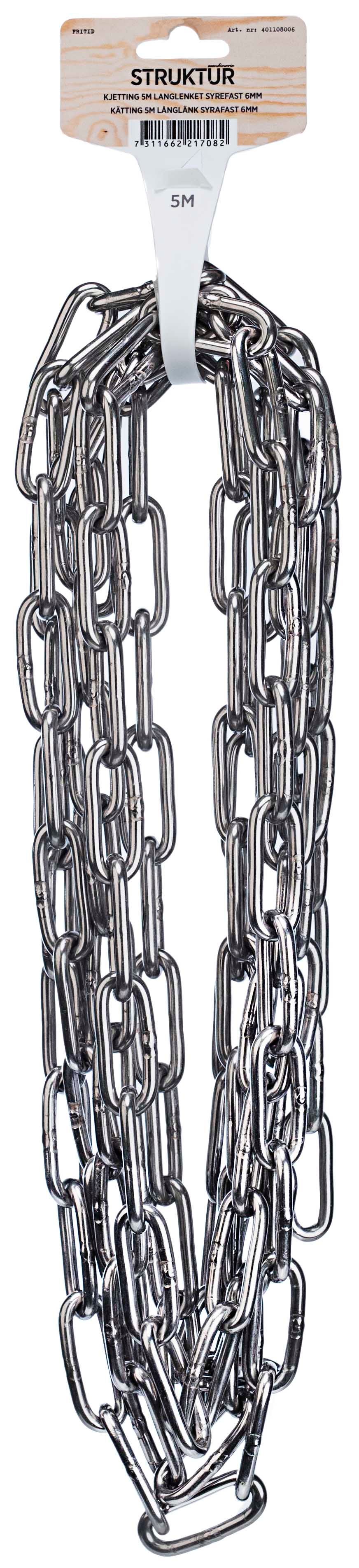 Kätting ll syrafast 5M Ø6mm