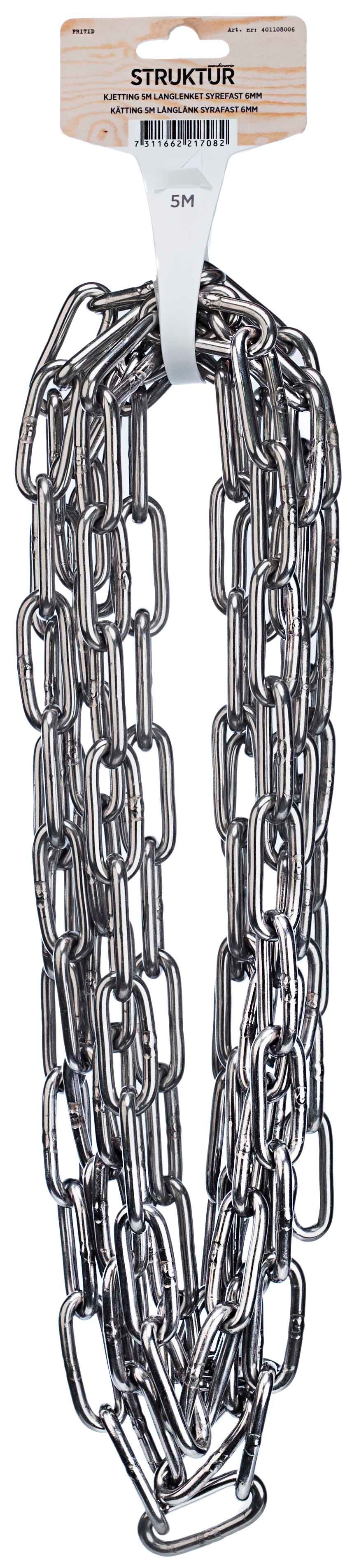 Kätting ll syrafast 5M Ø6mm
