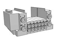 SS5Y3-10F1-06B-C6-NA MANIFOLD BASE