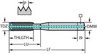 GÄNGTAPP TC420-M5-C2-WW60AD Thread Formers, HSS-E, Supreme