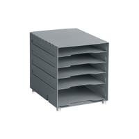 Pappersfack A4 5-fack, Grå